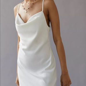 UO Mallory Cowl Neck Slip Dress